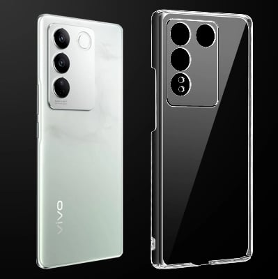 Picture of Anti Yellow Unique Case For Vivo V27 / V27 PRO 5G Clear Hard Transparent Phone Back Cover