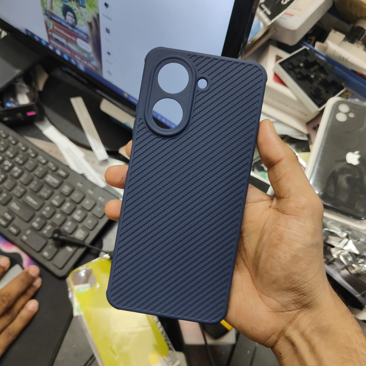 Picture of For Xiaomi Redmi A5 4G Luxury Silicon Protect Back Cover Soft Case