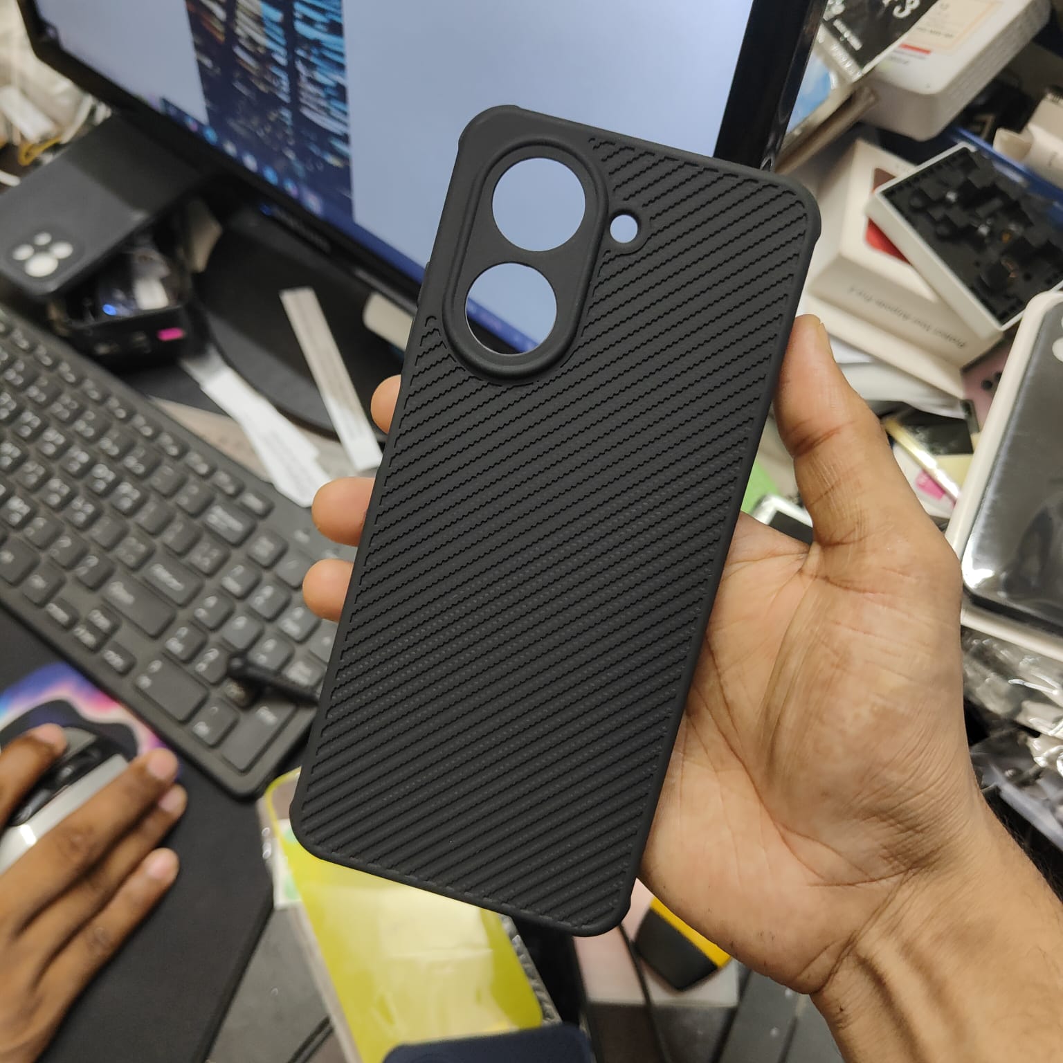 Picture of For Xiaomi Redmi A5 4G Luxury Silicon Protect Back Cover Soft Case