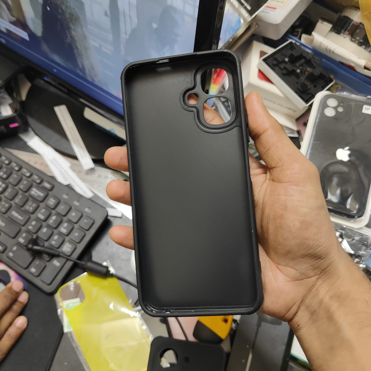 Picture of For Vivo y17s/Y17s Luxury Silicon Protect Back Cover Soft Case