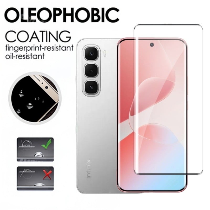 Picture of For Infinix Hot 60 Pro+ 4G 2025 Film 2 in 1 Screen Protector For Infinix Hot 60 Pro Plus 60i Hot60Pro+ HOT 60 Pro Plus 4G 5G 2025 Full Cover Tempered Glass Front Film Back Lens