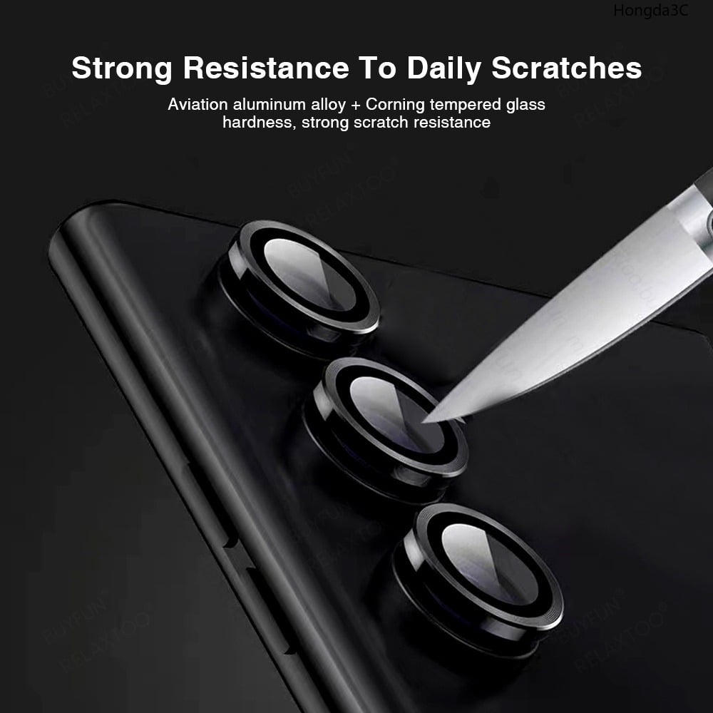 Picture of Samsung Galaxy A55 A35 A16 LTE A56 A36 A26 M15 A15 A25 5G 4G 2024 Camera Lens Protector Glass for SamsungA15 SamsungA25 A 15 25 SamsungA16 Back Lens Full Cover Metal Protector Ring Cover