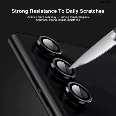 Picture of Samsung Galaxy A55 A35 A16 LTE A56 A36 A26 M15 A15 A25 5G 4G 2024 Camera Lens Protector Glass for SamsungA15 SamsungA25 A 15 25 SamsungA16 Back Lens Full Cover Metal Protector Ring Cover