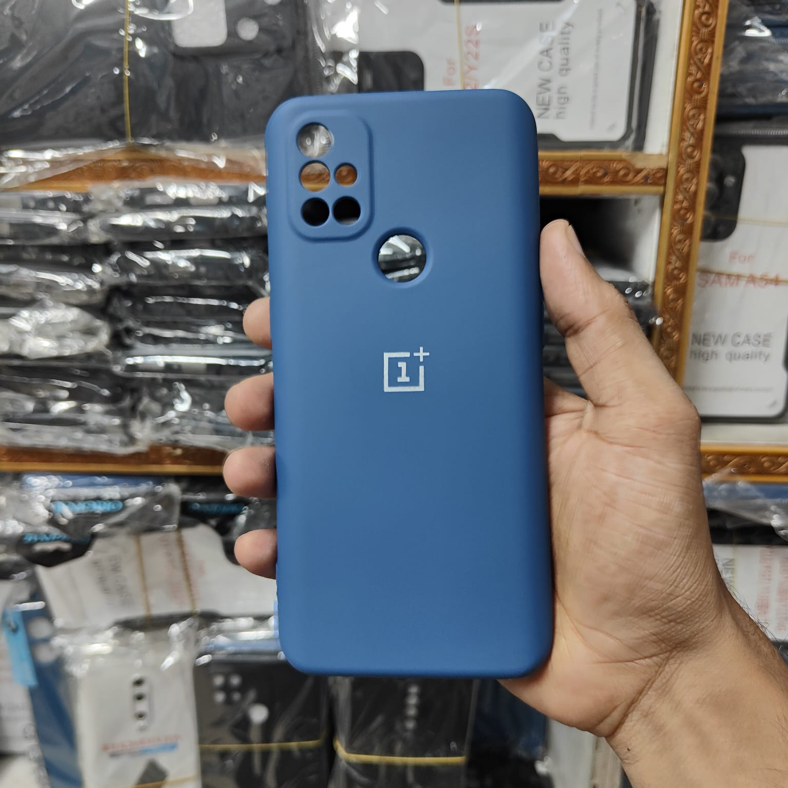 Picture of For One Plus Nord N10 /N10 5G Silky And Soft - Touch Finish With Camera Production Soft SILICONE COVER