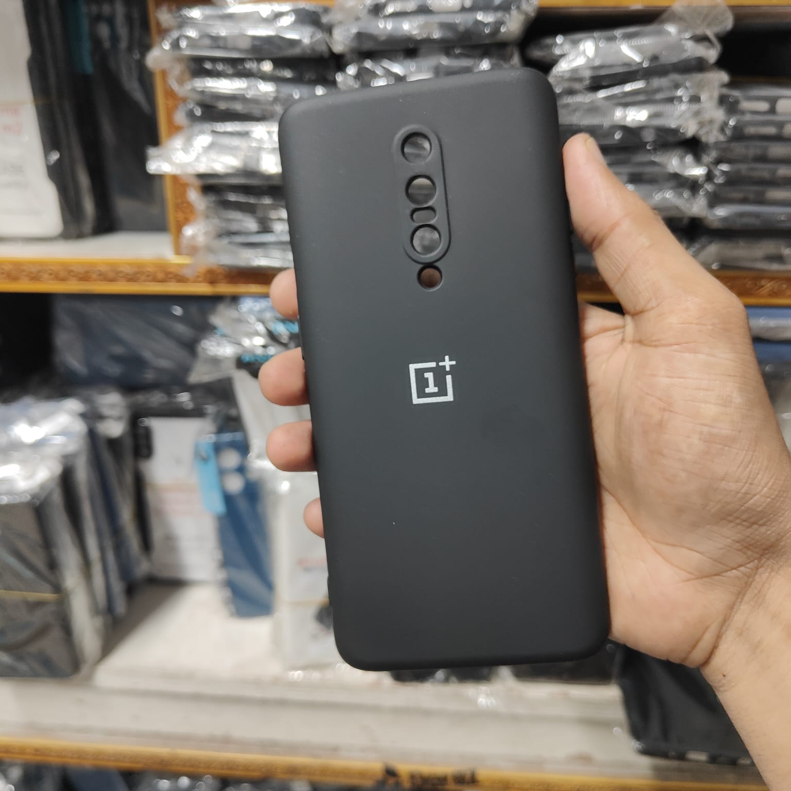 Picture of For One Plus 7 Pro /1+7 pro Silky And Soft - Touch Finish With Camera Production Soft SILICONE COVER