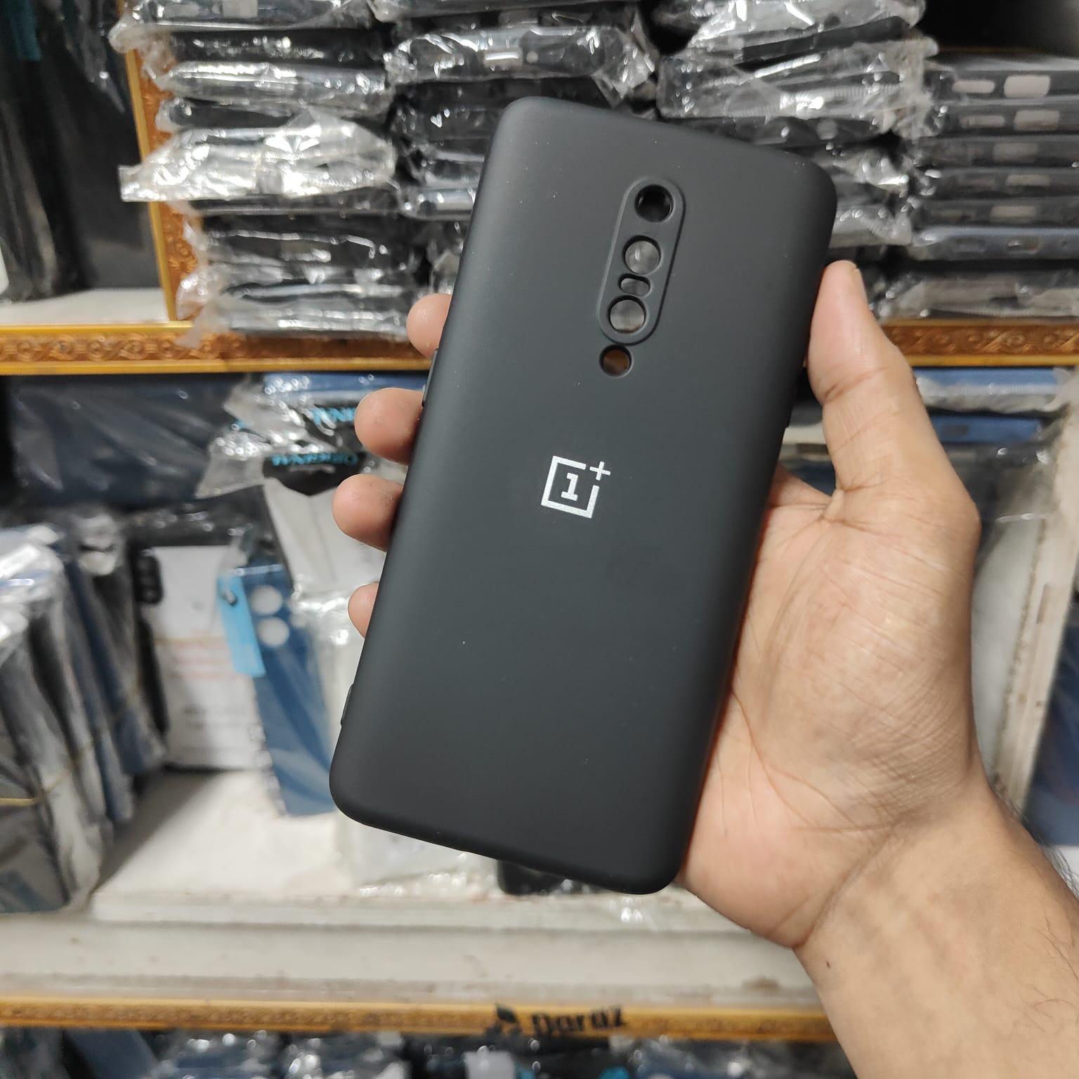 Picture of For One Plus 7 Pro /1+7 pro Silky And Soft - Touch Finish With Camera Production Soft SILICONE COVER