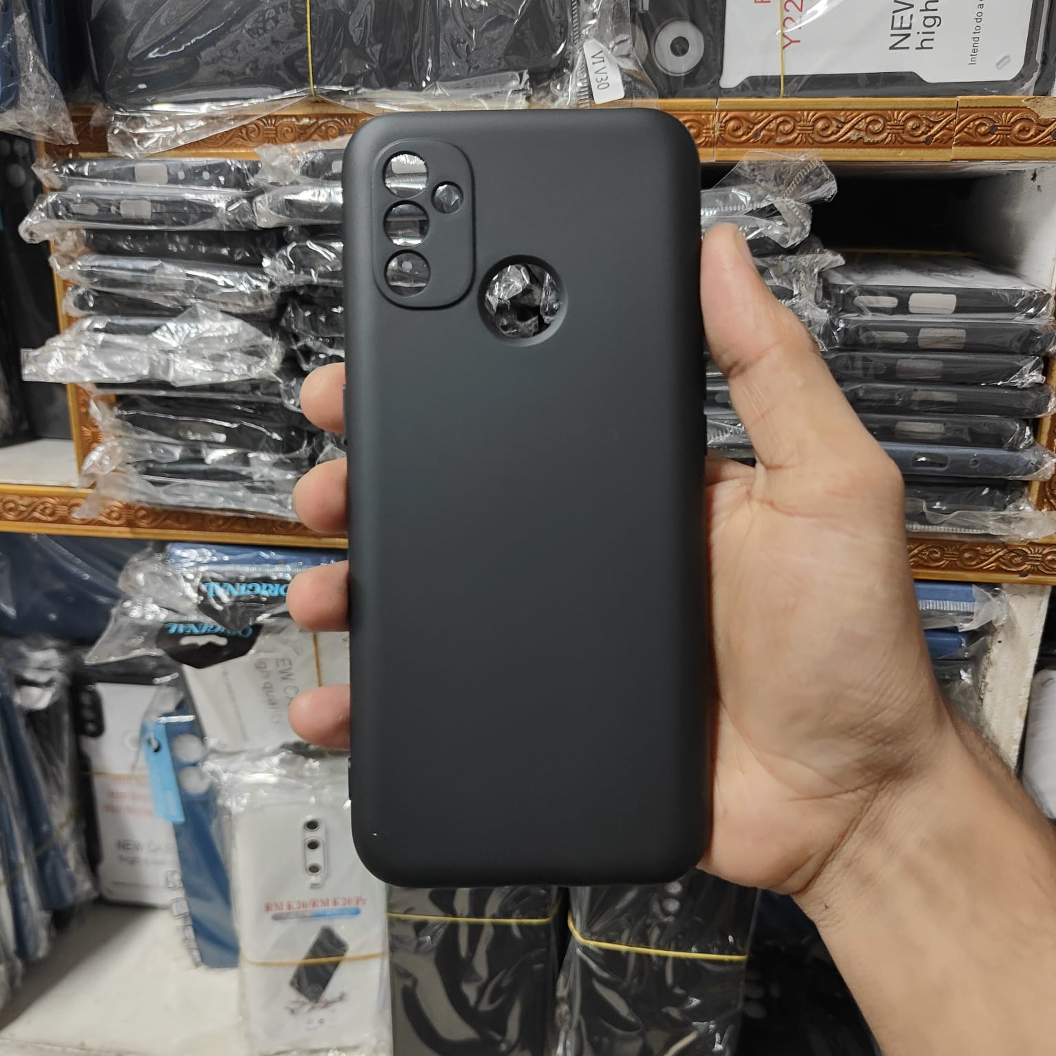 Picture of For One Plus Nord N100 /N100 5G Silky And Soft - Touch Finish With Camera Production Soft SILICONE COVER