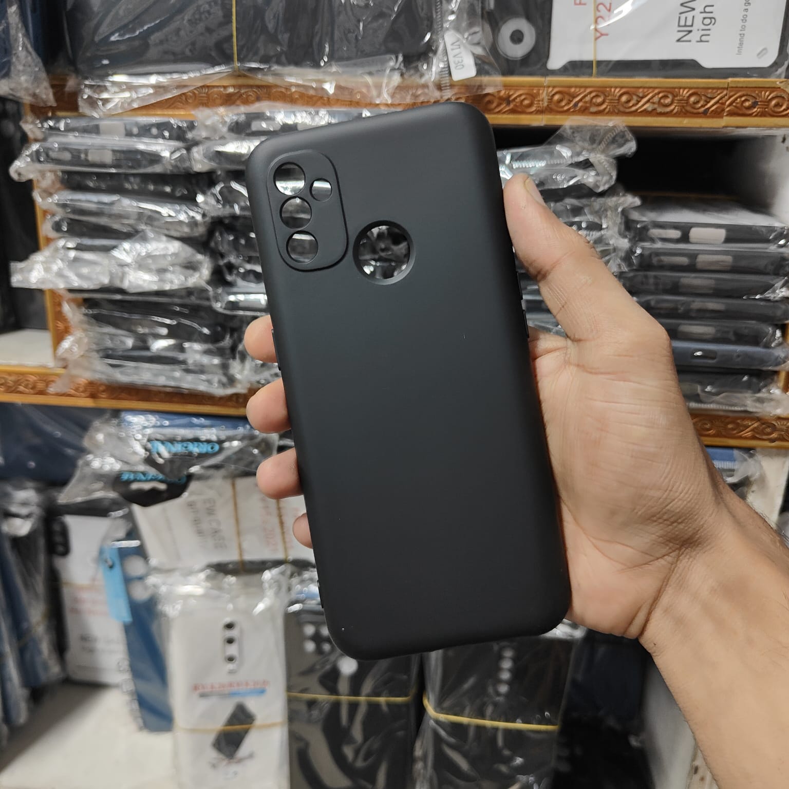 Picture of For One Plus Nord N100 /N100 5G Silky And Soft - Touch Finish With Camera Production Soft SILICONE COVER