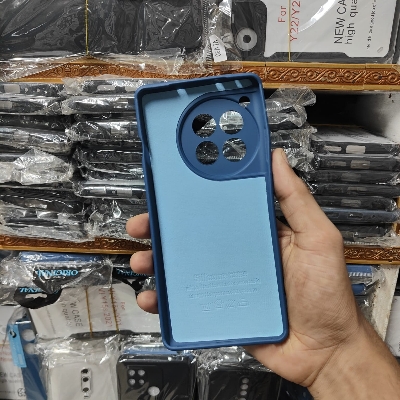 Picture of FOR One Plus 12/One Plus 12R Silky And Soft - Touch Finish With Camera Production Soft SILICONE COVER