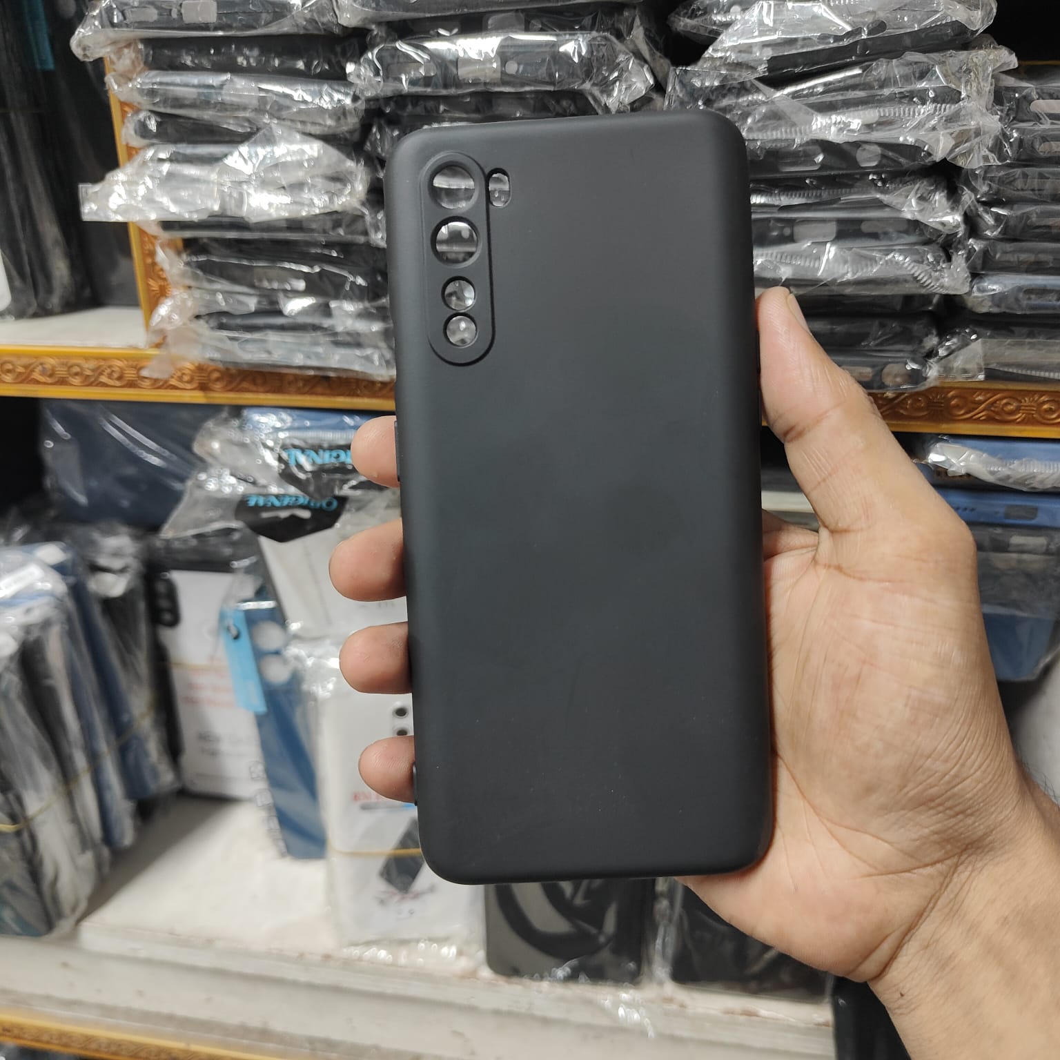 Picture of FOR One Plus Nord Silky And Soft - Touch Finish With Camera Production Soft SILICONE COVER