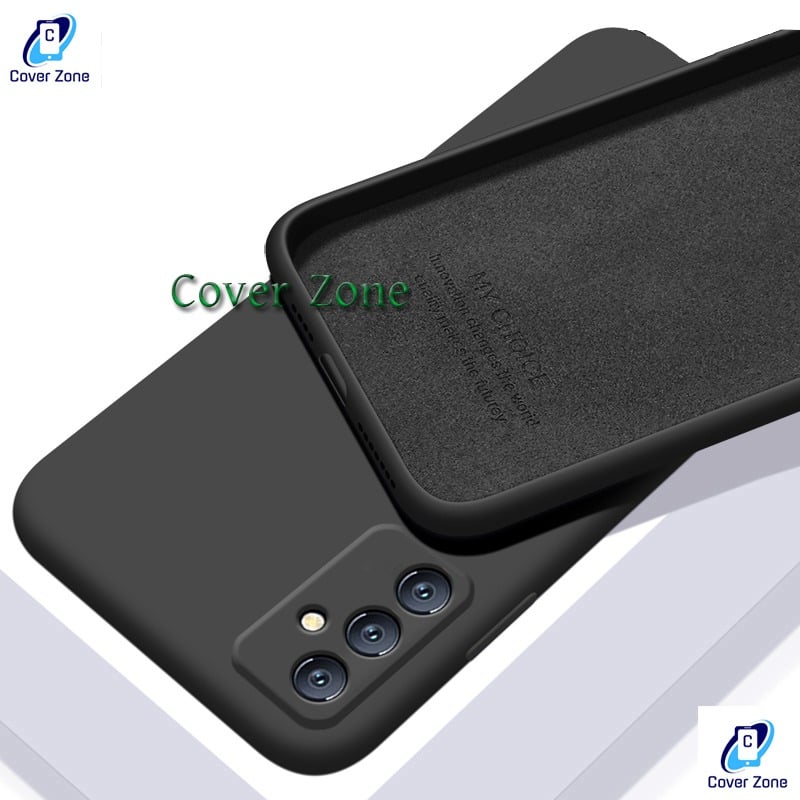 Picture of For Samsung Galaxy A34 5G Phone Case Camera protection Liquid Silicone Soft Gel Rubber Shockproof Cover For Samsung A34 Back Cover