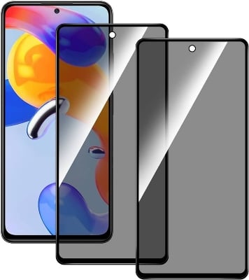 Picture of Xiaomi Redmi Note 12 4G Privacy Glass Screen Protector - Anti Spy Screen Protector Film