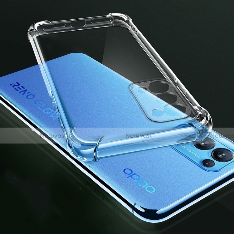 Picture of OPPO RENO 5 5G CRYSTAL CRACK ORIGINAL SOFT CASE CASING CLEAR TPU COVER For Reno5 Phone Case