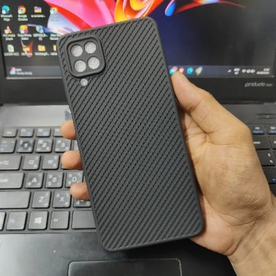 Picture of For Samsung Galaxy A22 4G / F22 / M32 4G Unique Silicone Fiber Premium Back Cover