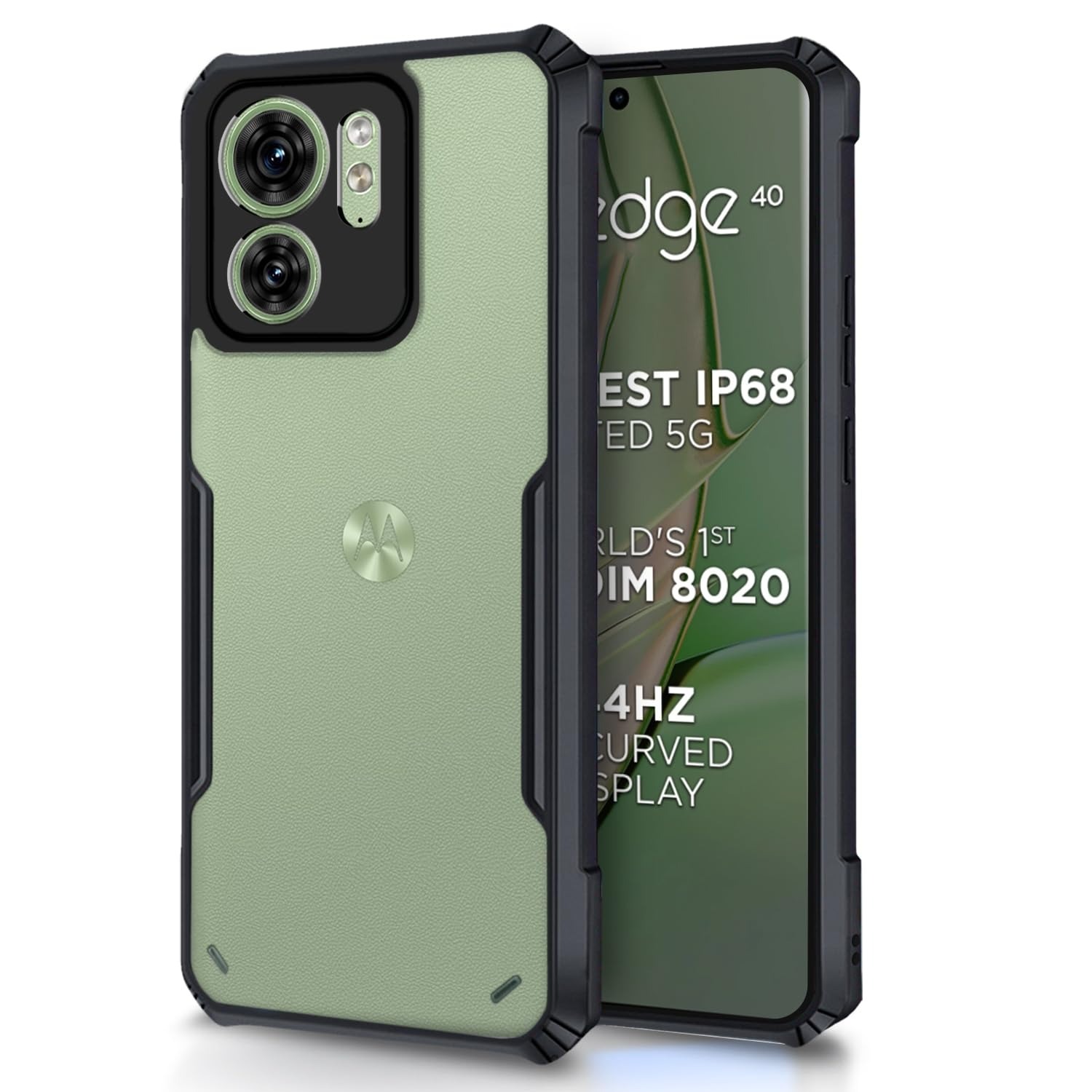 Picture of For Motorola Edge 40 Xundd Shockproof TPU Bumper Clear Acrylic Mobile Phone Case For Motorola Edge 40 Back case Cover