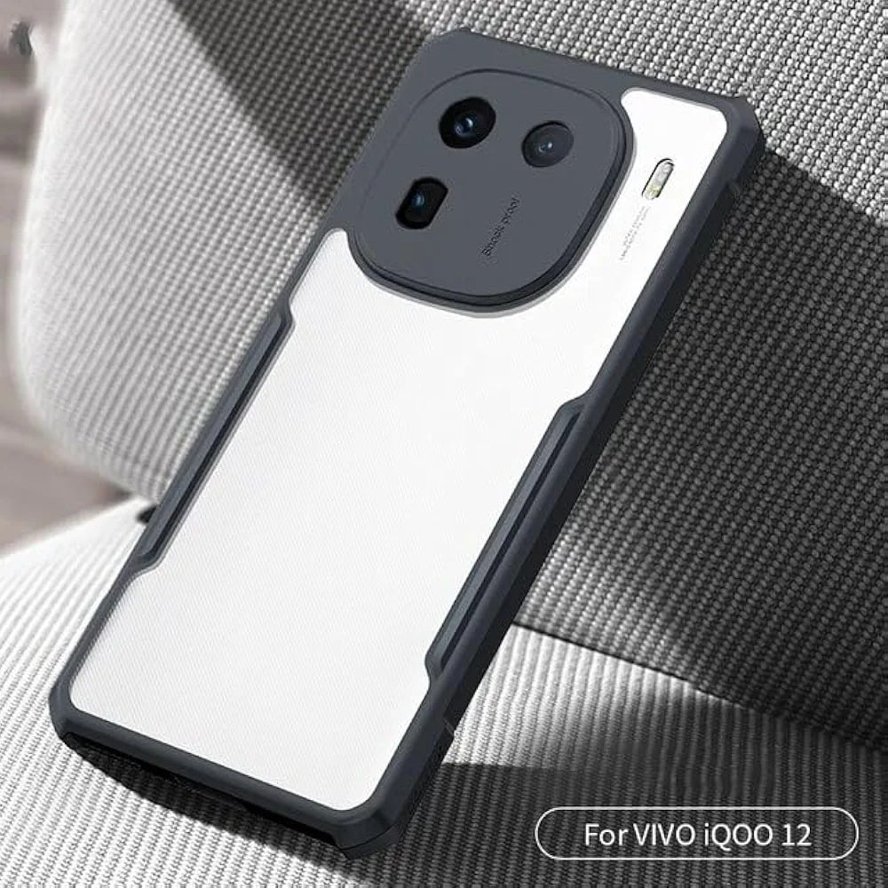 Picture of Vivo IQOO 12 Protective Black Border Crystal Clear Xundd Mobile Back Case Cover
