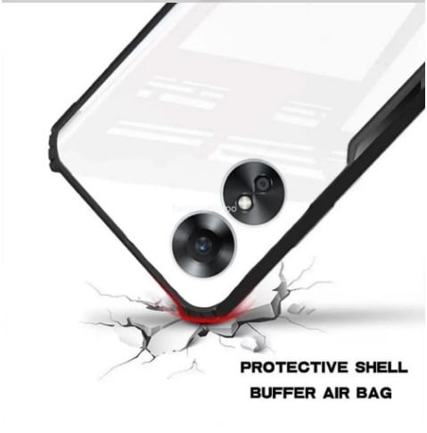 Picture of Shockproof Bumper Anti-Drop Slim Fit Fashion Back Cover For Oppo A17/A17K - Safeguard Oppo A17/A17K Stylish And Shockproof Bumper Cover