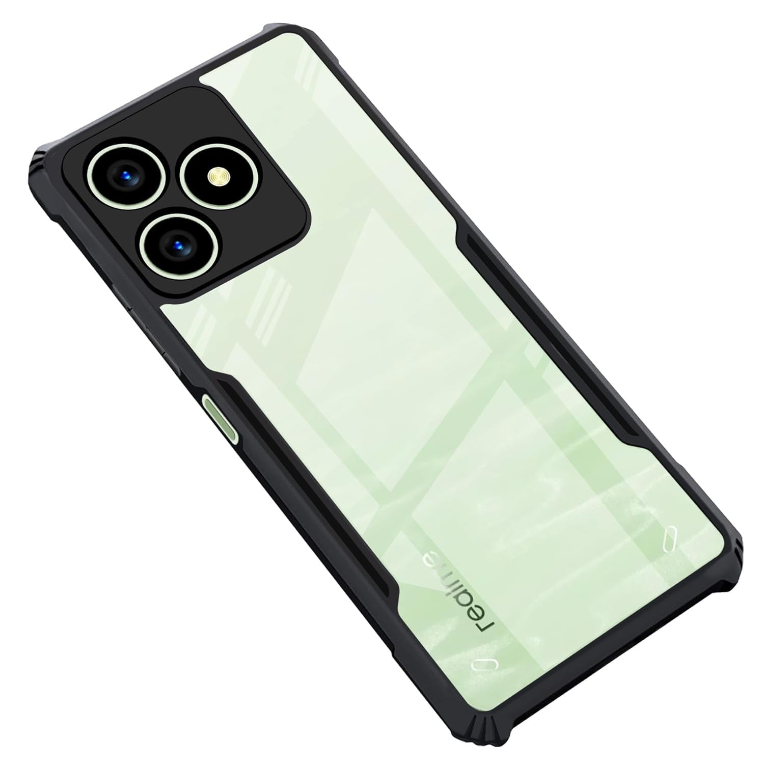 Picture of Realme C63 / Realme Narzo N63 Edge-Reinforced Shockproof Hybrid Clear Transparent Back Cover Case