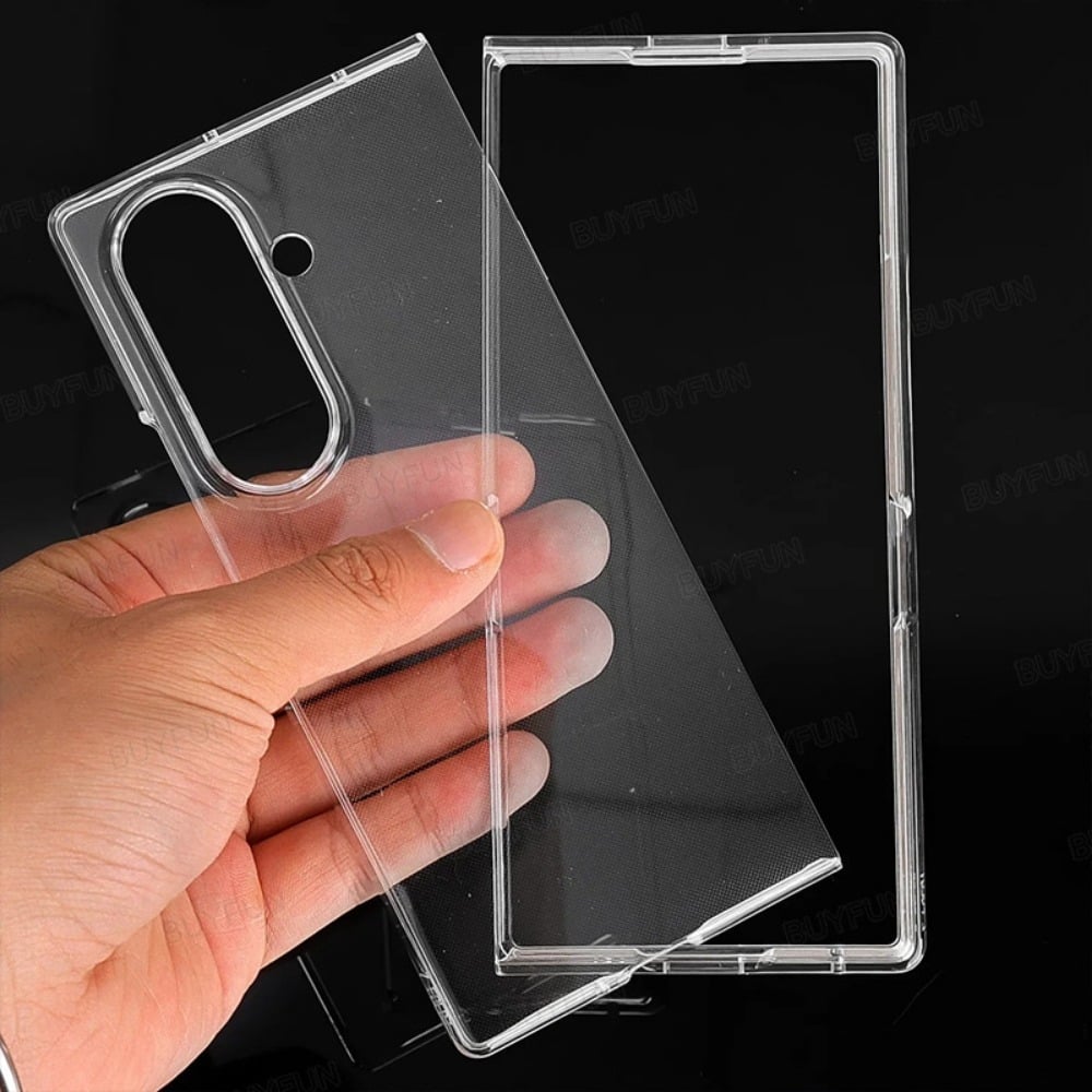 Picture of Samsung Galaxy Z Fold 7 5G Wear-Resistant Crystal Pro Transparent Protective Case