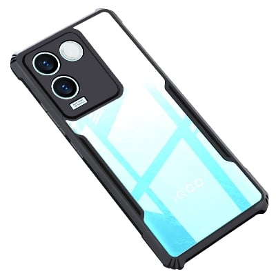 Picture of For Vivo iQOO Z7 Pro / Vivo S17e Xundd Airbags Soft TUP Bumper Shockproof Shell Back Clear Camera and Screen Protective Phone Cover