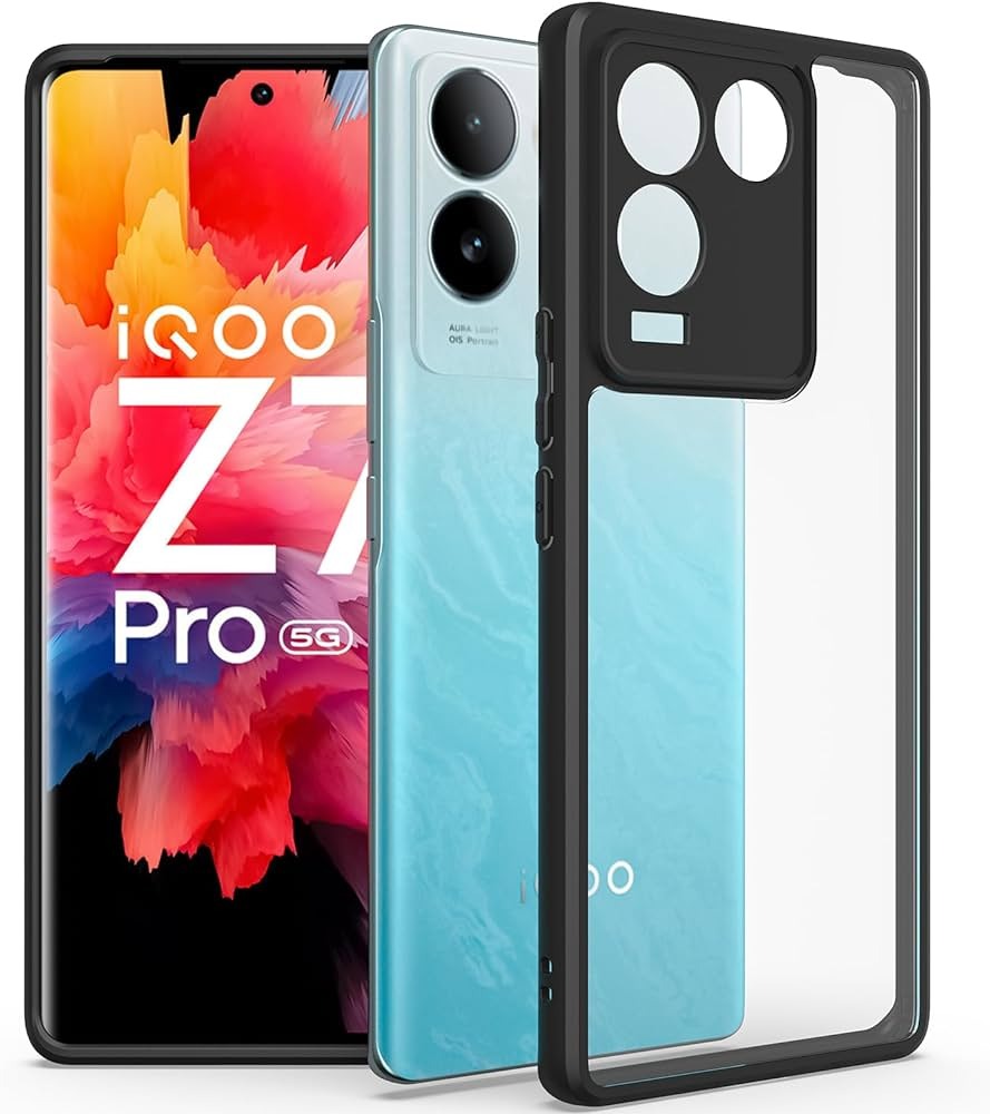 Picture of For Vivo iQOO Z7 Pro / Vivo S17e Xundd Airbags Soft TUP Bumper Shockproof Shell Back Clear Camera and Screen Protective Phone Cover
