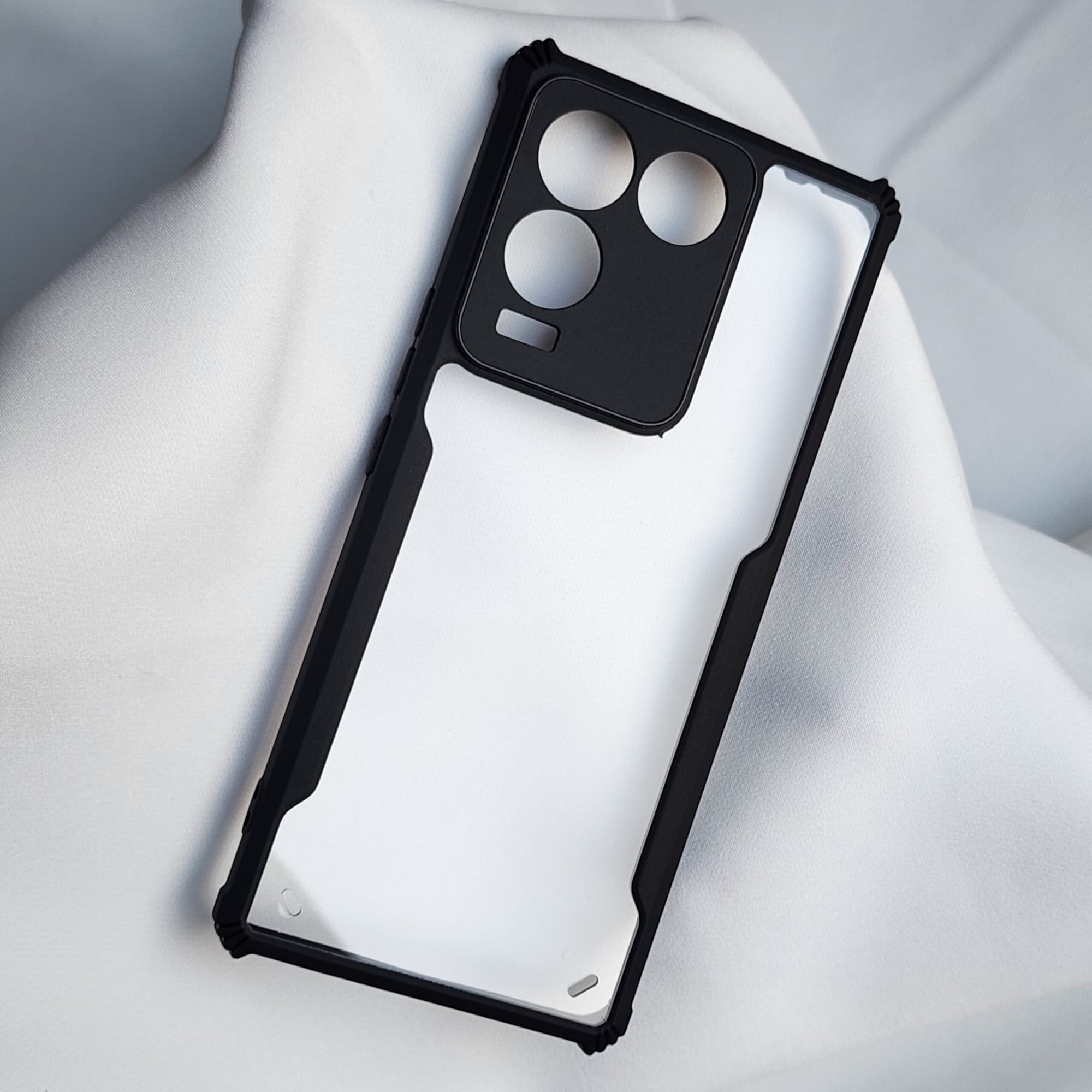 Picture of For Vivo iQOO Z7 Pro / Vivo S17e Xundd Airbags Soft TUP Bumper Shockproof Shell Back Clear Camera and Screen Protective Phone Cover