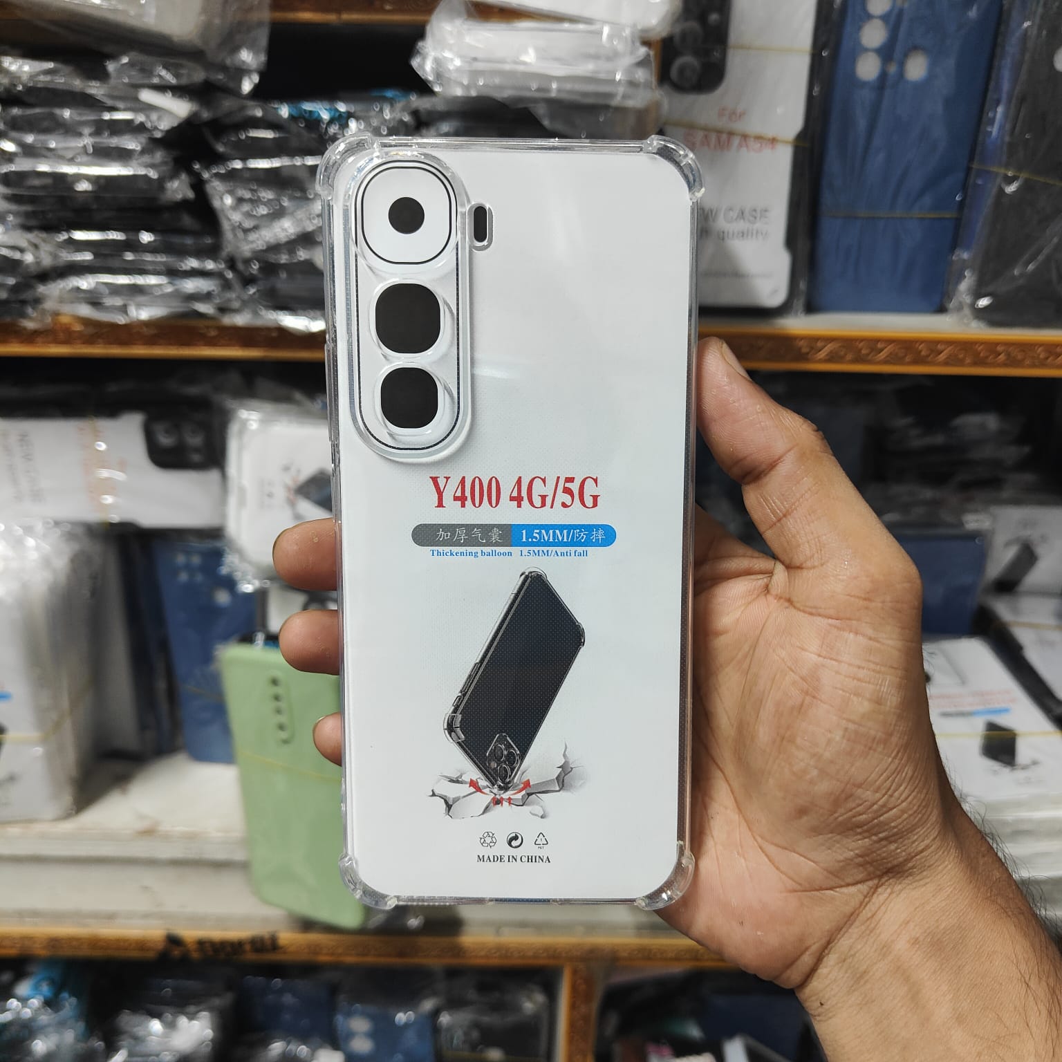 Picture of Vivo Y400 Back Cover Tpu Phone Case Soft Tranparent With Bump Portection Back Cover Phone Case Y400 Vivo Y400 4G Water Case