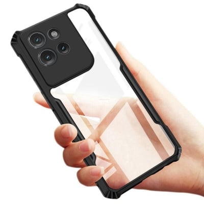 Picture of For motorola edge 50 Back Case Transparent Xundd Protective Camera Bump Protection Mobile Phone Back Cover