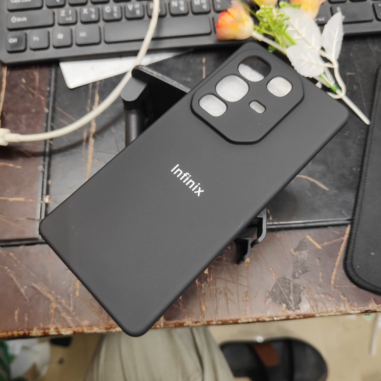 Picture of Infinix Note 50 Plus /Infinix Note 50 Pro + Back Cover With Soft Silicone Comfortable LongLasting Silicone Premium Handy Back Phone Case