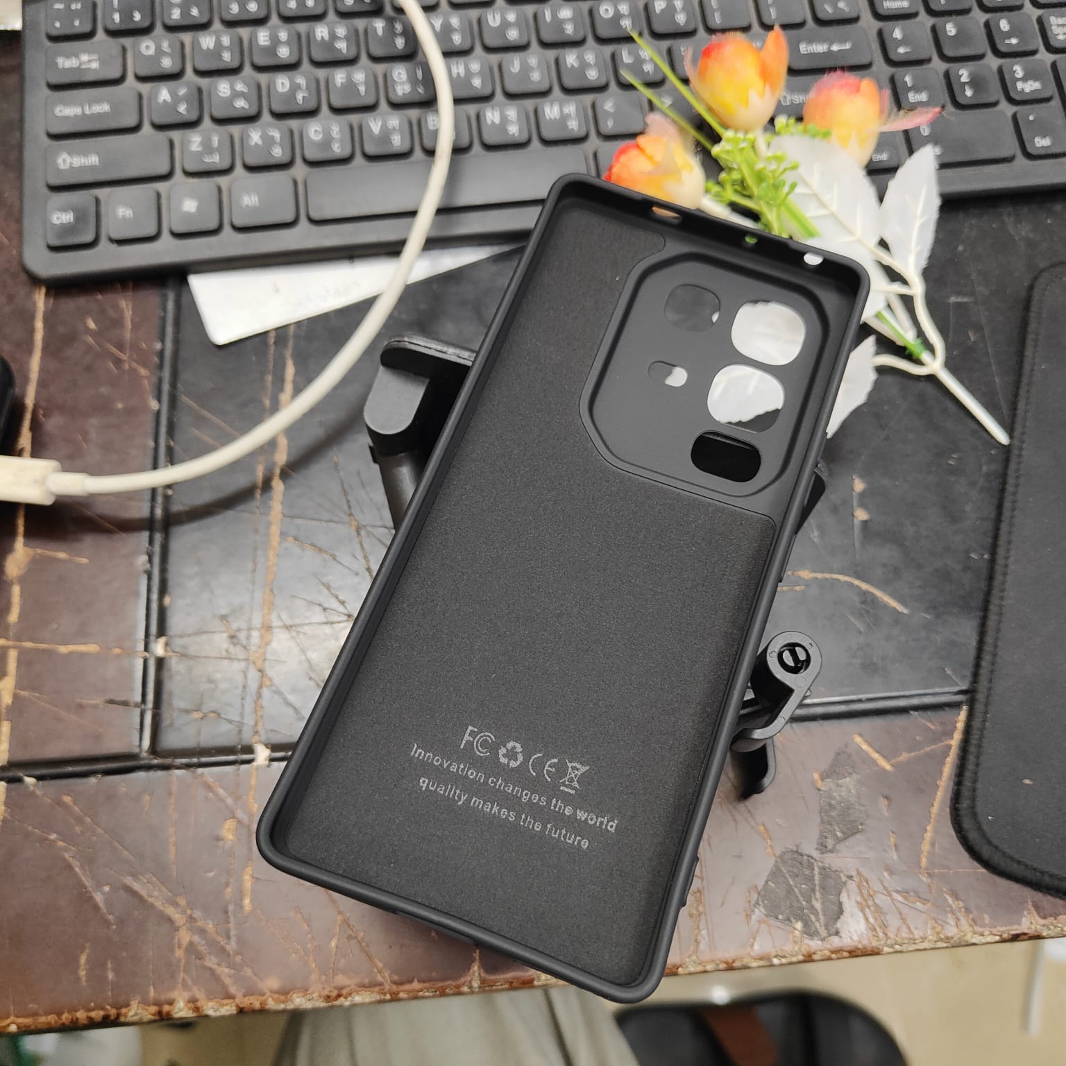Picture of Infinix Note 50 Plus /Infinix Note 50 Pro + Back Cover With Soft Silicone Comfortable LongLasting Silicone Premium Handy Back Phone Case