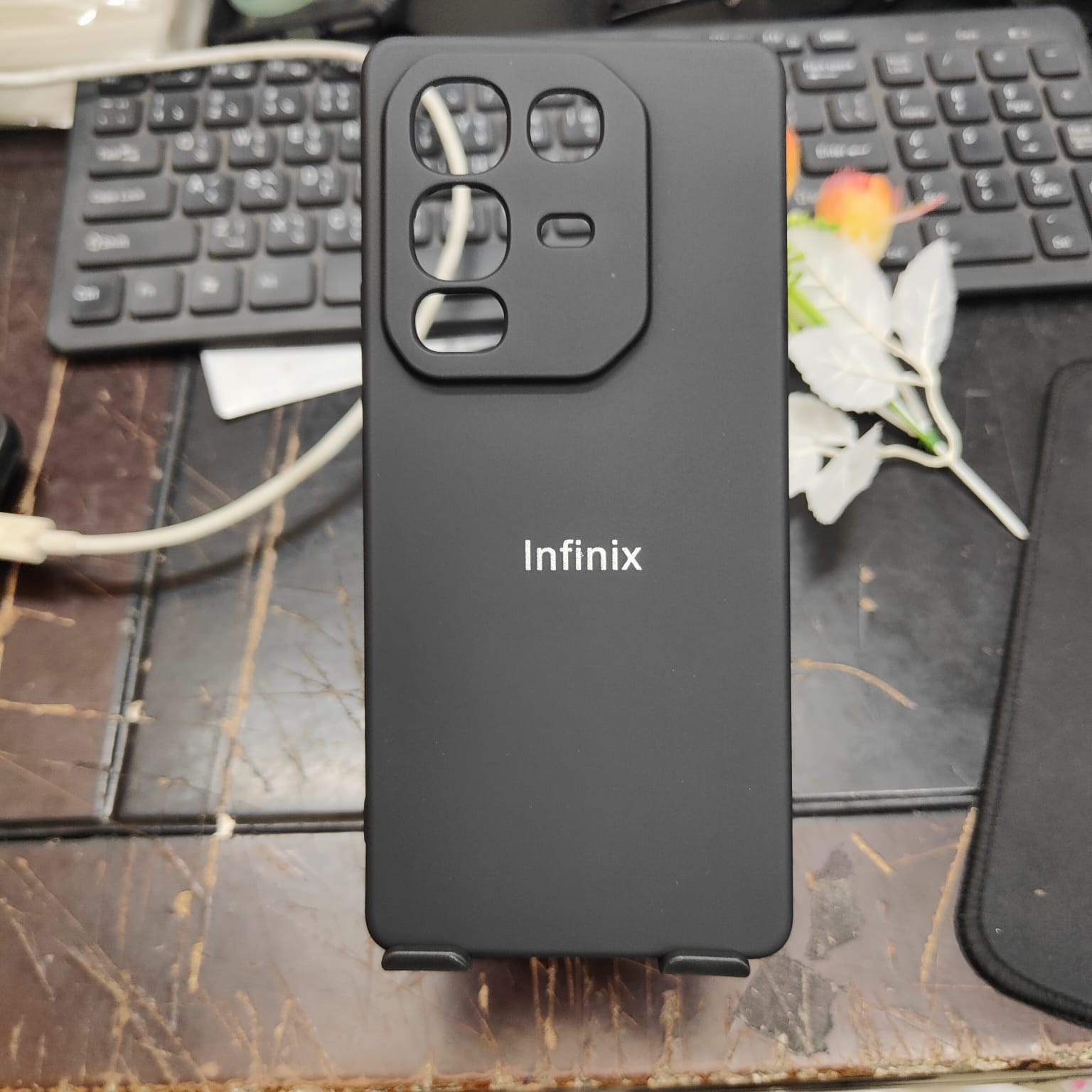 Picture of Infinix Note 50/Infinix Note 50 Pro 4g Back Cover With Soft Silicone Comfortable LongLasting Silicone Premium Handy Back Phone Case