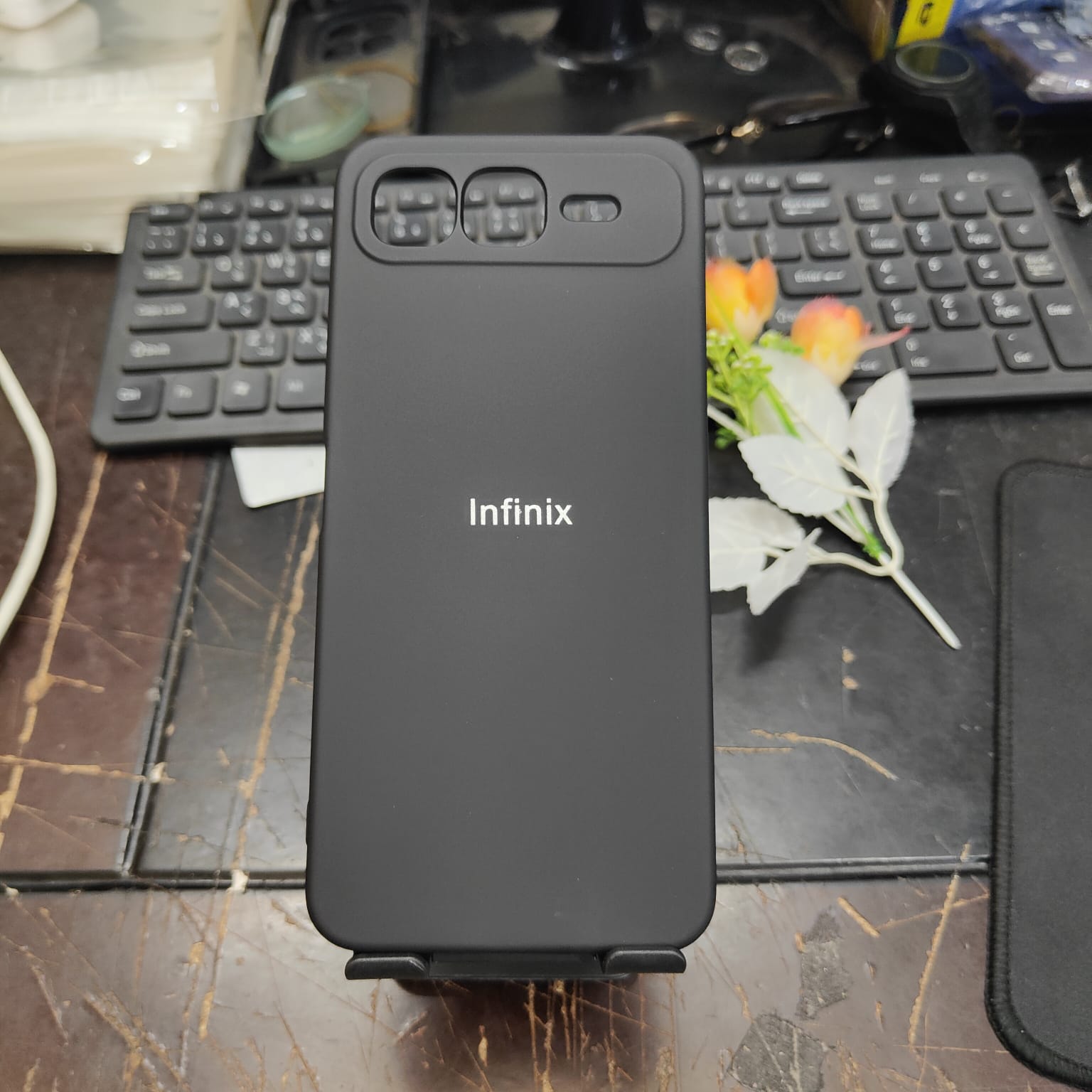 Picture of Silicone Back Case for Infinix Smart 10 Plus – Soft Touch Liquid Silicone with Camera Protection Infinix Smart 10+