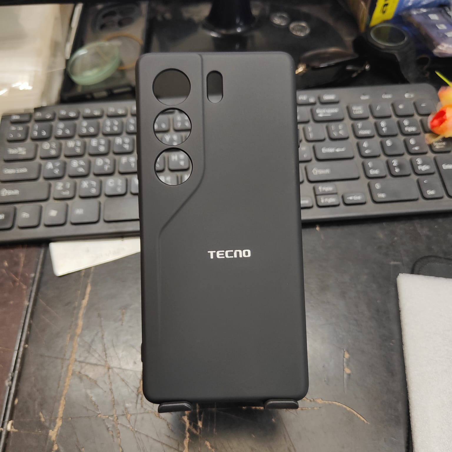 Picture of Tecno Camon 40 Pro 4G Liquid Silicone Back Cover – Skin-Friendly Soft Touch Premium Case