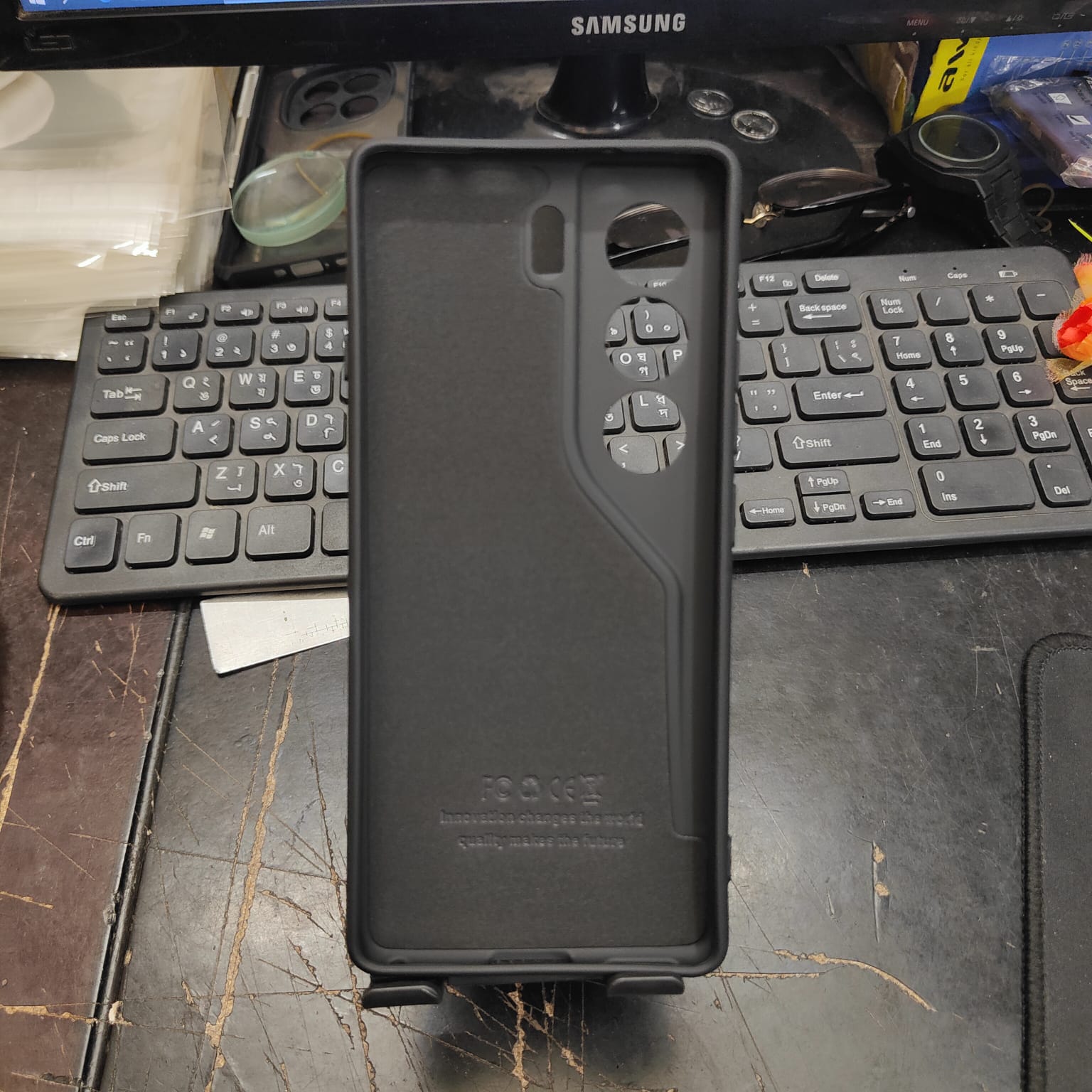 Picture of Tecno Camon 40 Pro 4G Liquid Silicone Back Cover – Skin-Friendly Soft Touch Premium Case