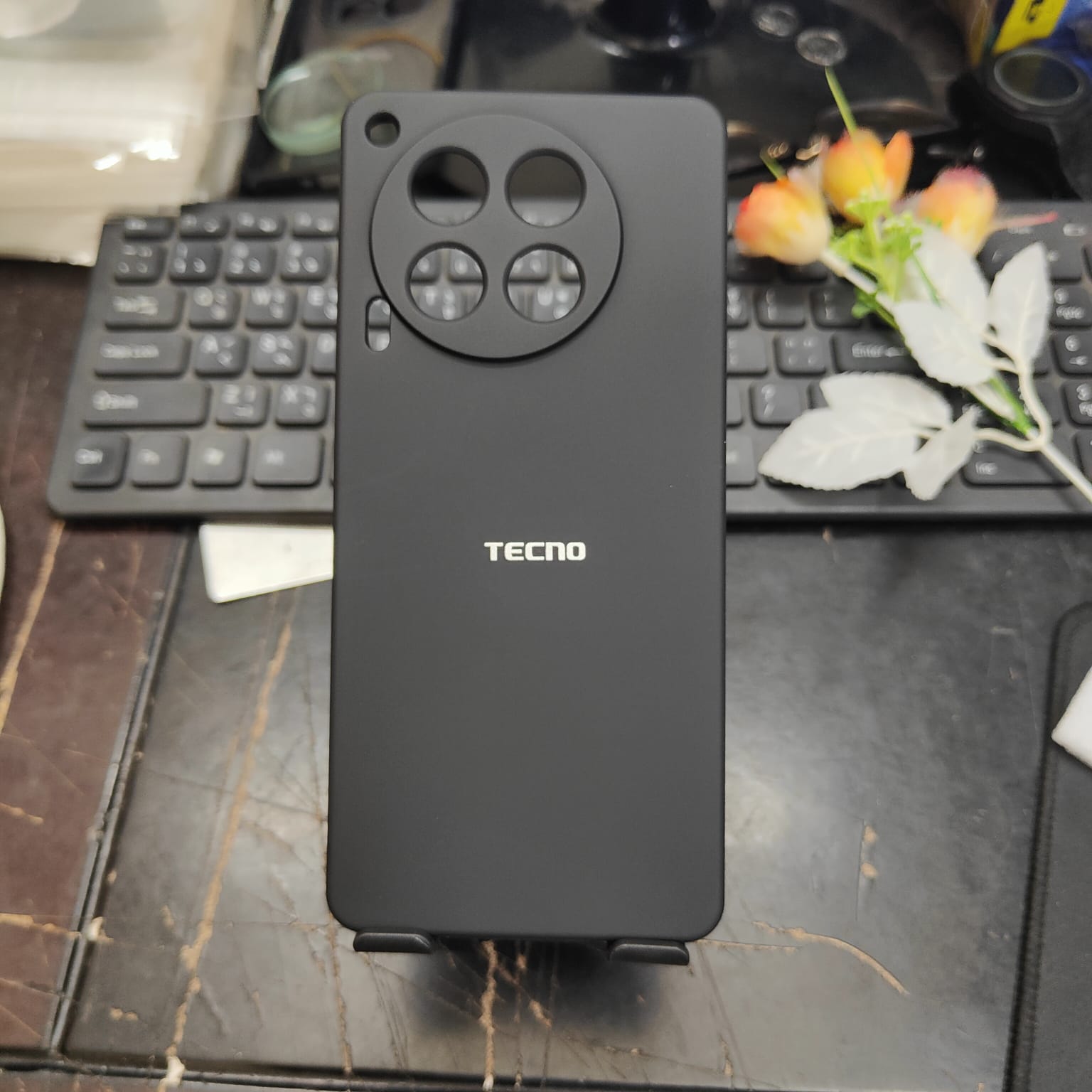 Picture of Silicone Back Case for Tecno Camon 30 4G/5G– Soft Touch Liquid Silicone with Camera Protection