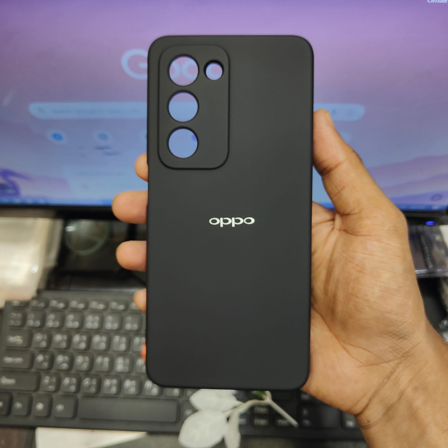 Picture of Silicone Back Case for Oppo A5 – Soft Touch Liquid Silicone with Camera Protection