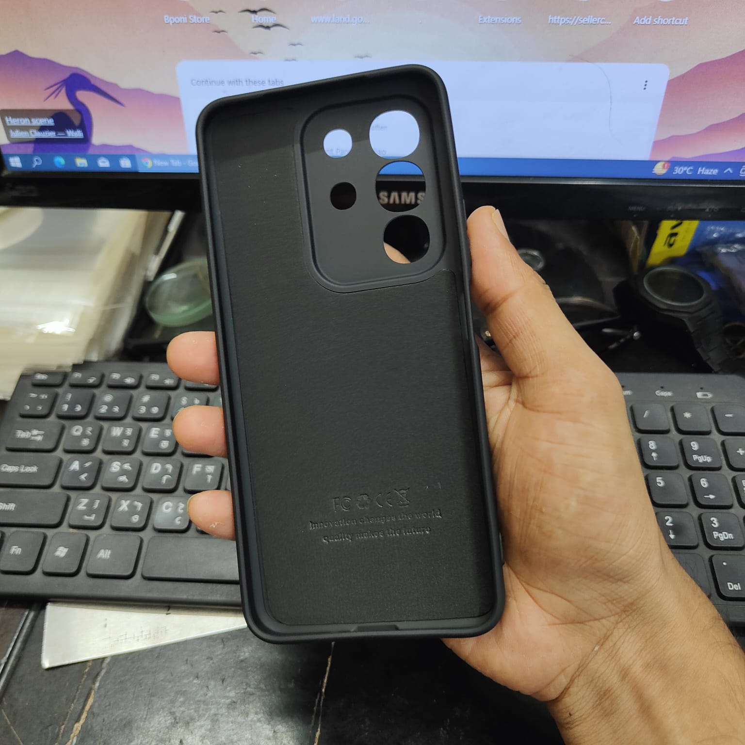 Picture of For vivo Y29 4G Silicone Back Case with Camera Protective Soft Touch Finised Silky Liquid Silicone Premium Mobile Phone Back Cover  vivo Y29 4G