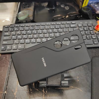 Picture of Tecno Camon 40 4G Liquid Silicone Back Cover – Skin-Friendly Soft Touch Premium Case