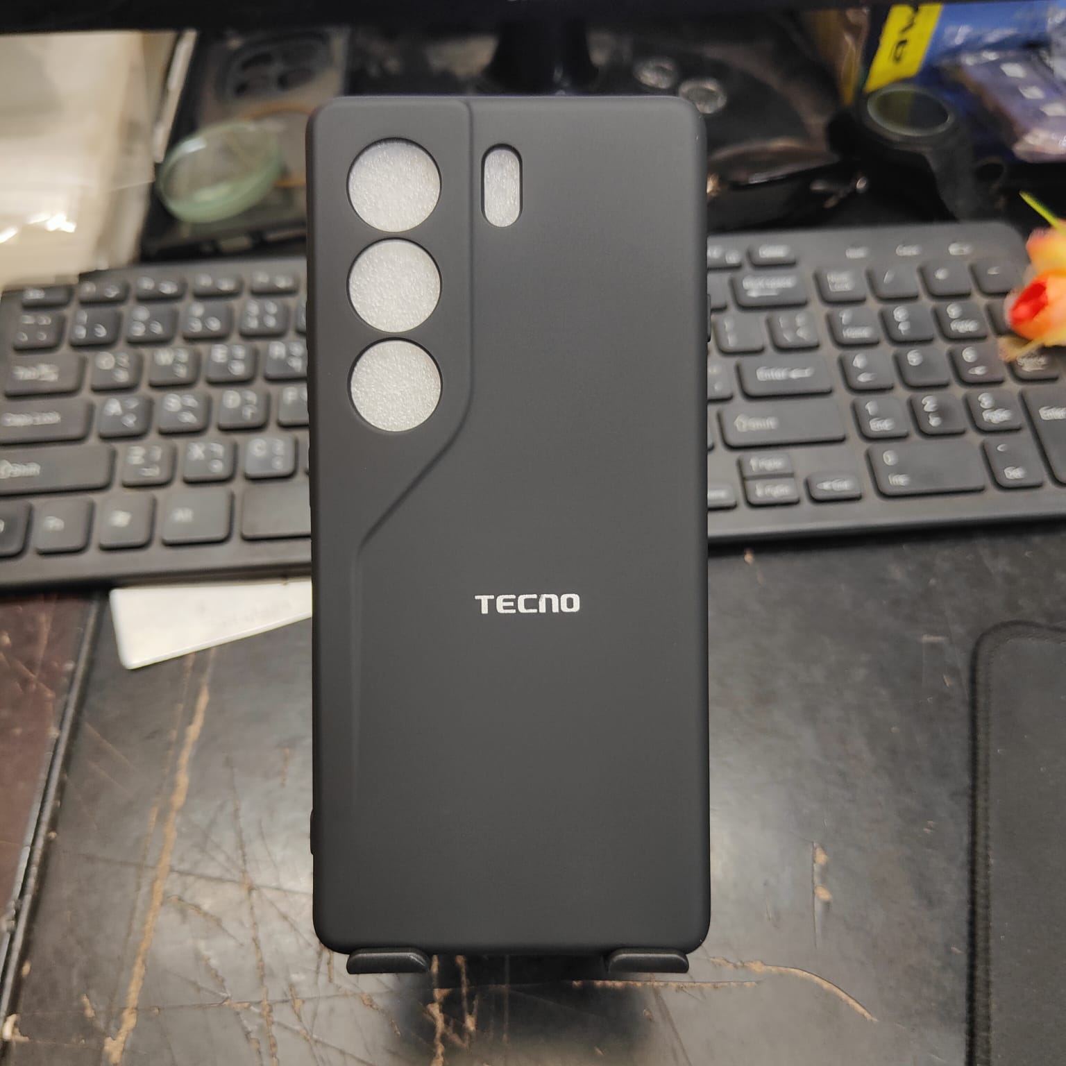 Picture of Tecno Camon 40 4G Liquid Silicone Back Cover – Skin-Friendly Soft Touch Premium Case