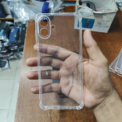 Picture of For Samsumg Galaxy A07 Soft TPU Clear Transparent Shockproof Airbag Case – Protective Back Cover with Anti-Slip Grip