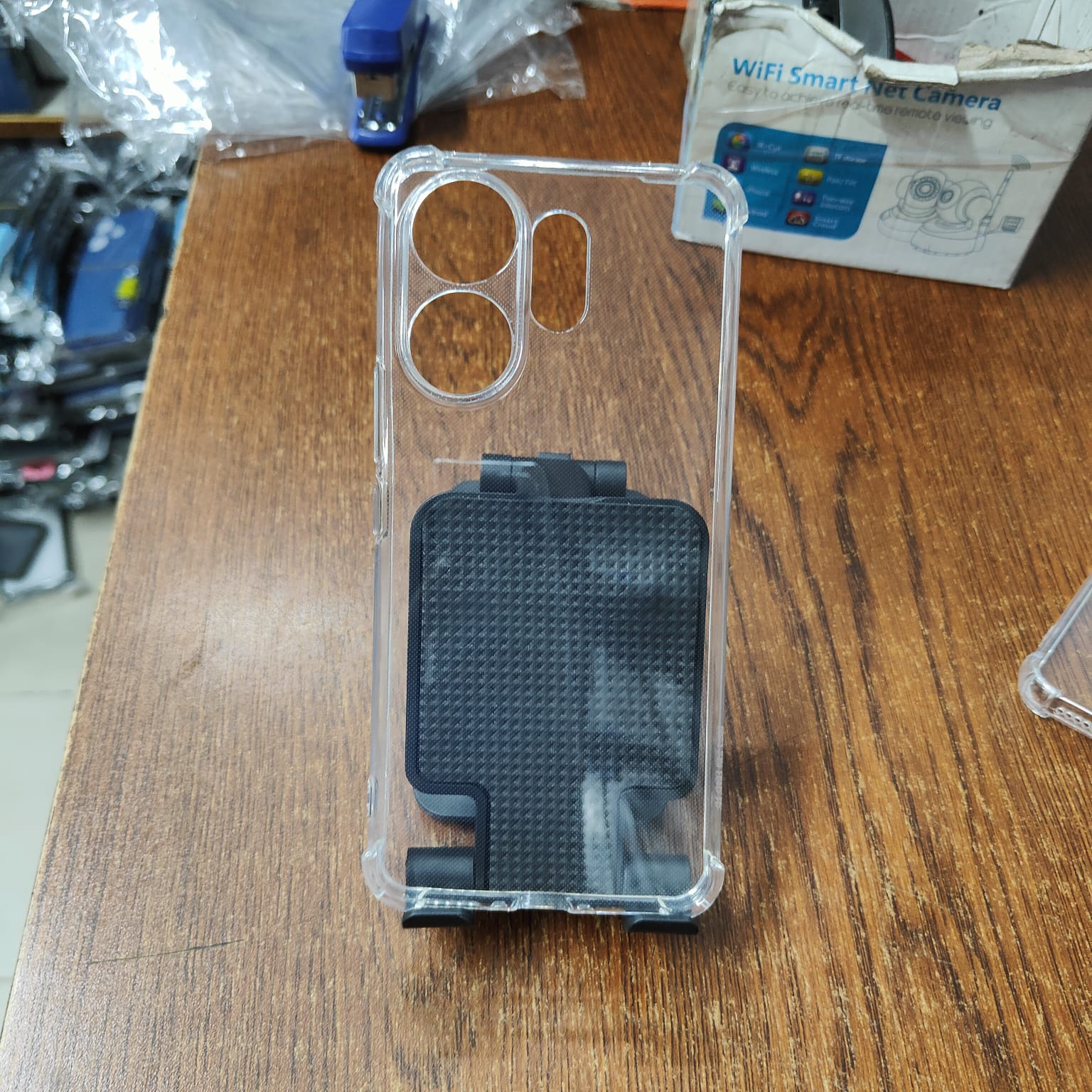 Picture of vivo V60 5G Soft TPU Clear Transparent Shockproof Airbag Case – Protective Back Cover with Anti-Slip Grip