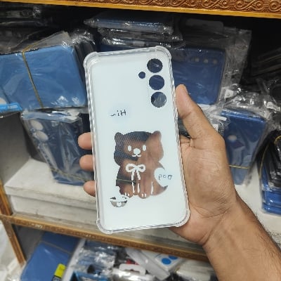 Picture of Samsung Galaxy A14 Case – Cute Dog Printed Soft Back Cover (Lucky Puppy Design)