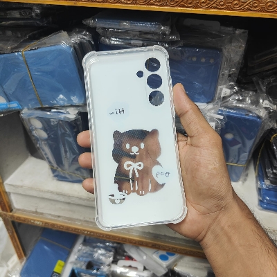 Picture of Samsung Galaxy A35 Case – Cute Dog Printed Soft Back Cover (Lucky Puppy Design)