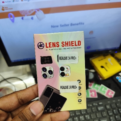 Picture of For Realme 14 pro plus  Protector - Black - 9H Ultra Thin Scratch-Resistant Camera Lens Glass Protector