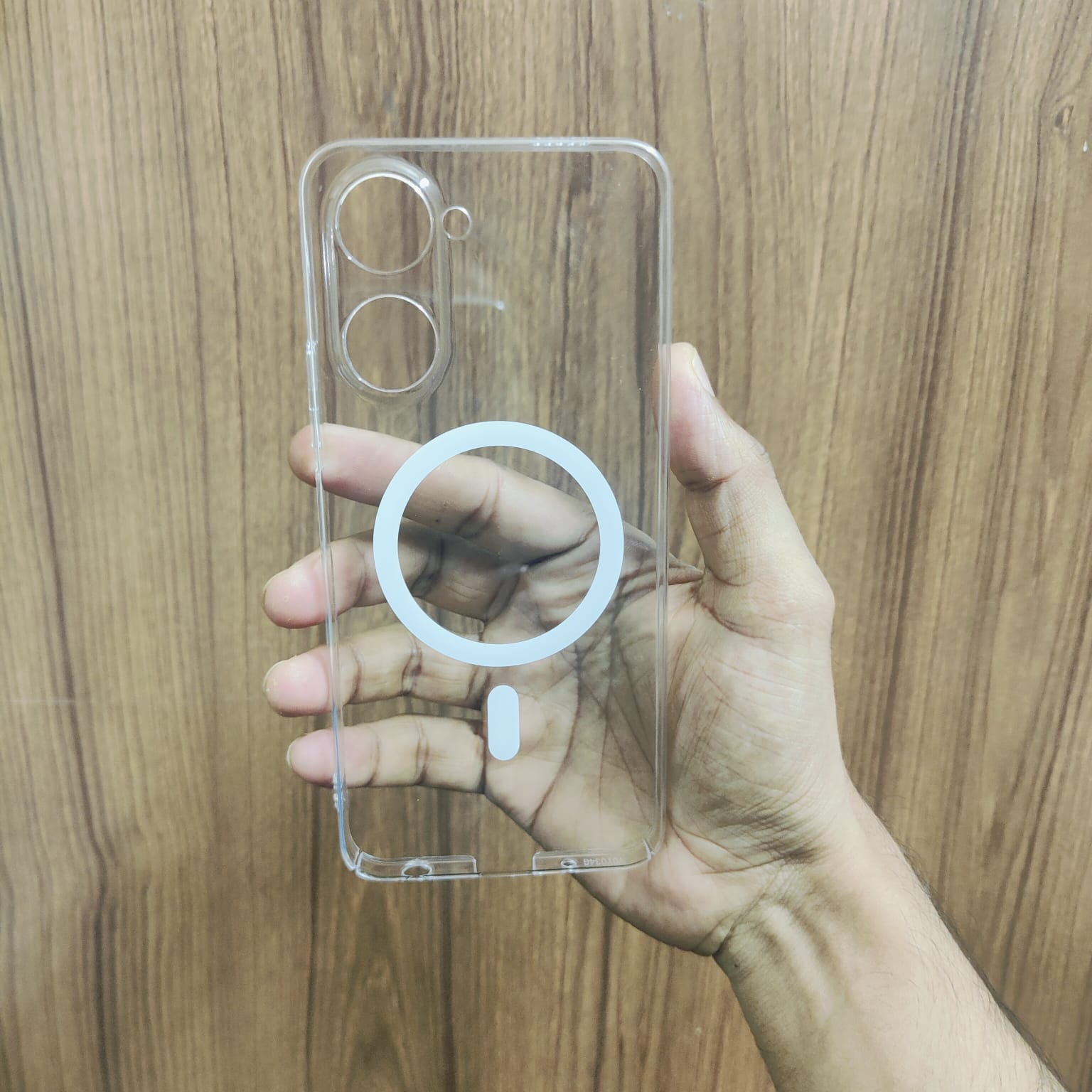 Picture of For Vivo Y03/ Vivo Y03T/vivo Y18/ Vivo Y18T/ Vivo Y18i/Y18E Transparent Magnatic Anti Yellow Clear Magsafe Protective Phone Case Back Cover