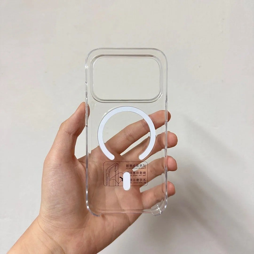 Picture of For iPhone 17 Pro Max Anti Yellow Hard Magsafe Unique Case Clear Hard Phone Back Cover
