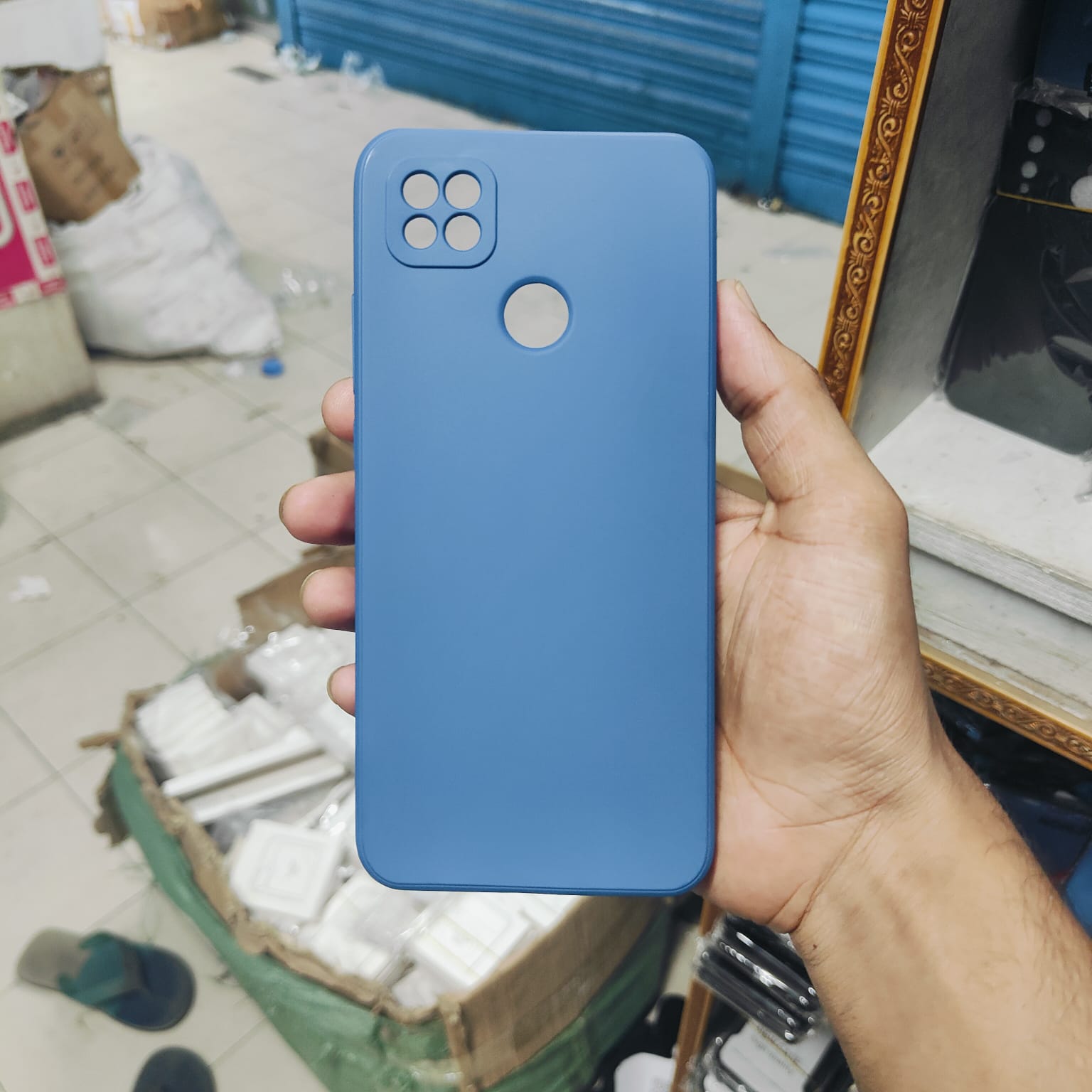 Picture of For Xiaomi Redmi 9C / Xiaomi Redmi 10A / Xiaomi Poco C31 Matte Liquid silicone Soft Gel Rubber Shockproof Phone Case Back Cover