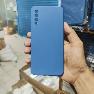 Picture of For Samsung Galaxy A50 / A30S / A50S Heavy Strong Liquid Silicone Soft Gel Rubber Shockproof Cover Case For Samsung A50 Back Cover