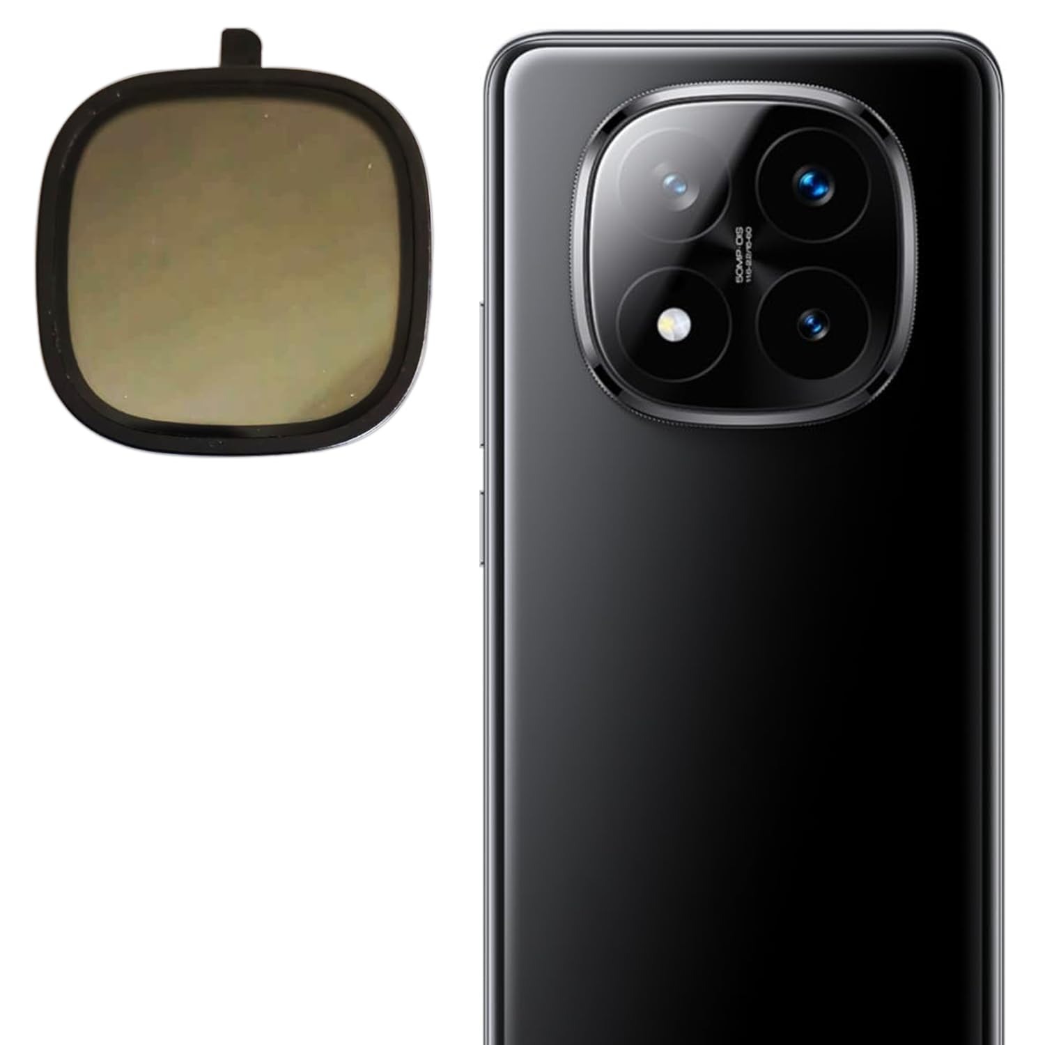 Picture of Redmi Note 14 pro plus Camera Lens Protector With Metal Ring