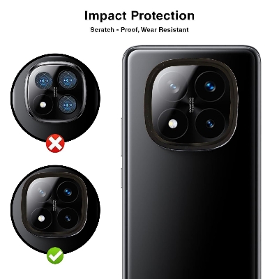 Picture of Redmi Note 14 pro plus Camera Lens Protector With Metal Ring